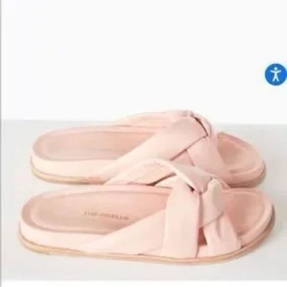 Anthropologie The Odells Puffy Slides Pink Summer Sandals EU 40 US 9.5 - Picture 7 of 7